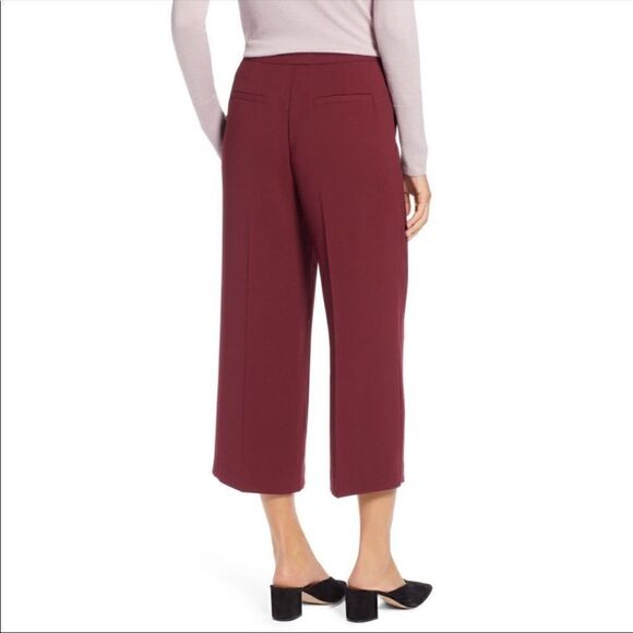 Halogen Wide-leg Cropped Pants - Picture 3 of 3